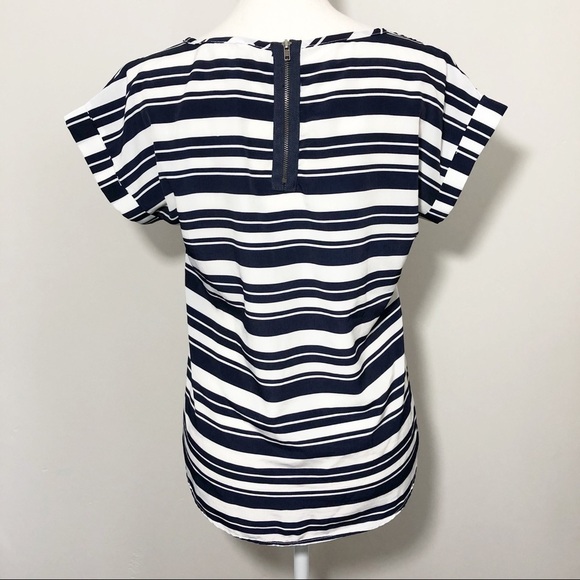 Olive & Oak Chiffon Striped Top - Picture 4 of 6